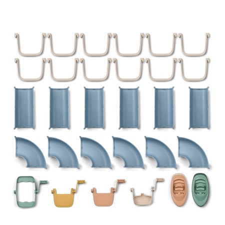 Circuit de apa pentru copii - Cassian - Blue Beach/Multi Mix - Liewood