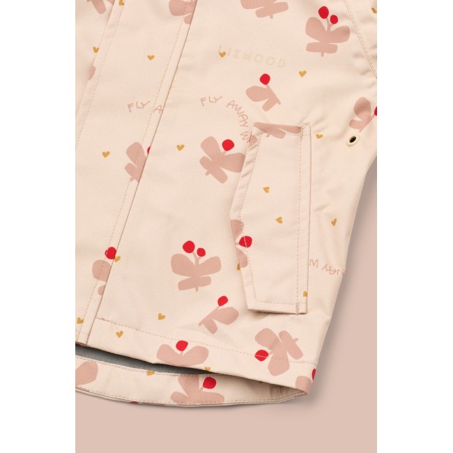 Costum impermeabil pentru copii - Butterfly/Apple Blossom - Liewood