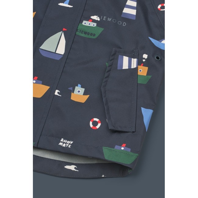 Costum impermeabil pentru copii - Classic Navy - Liewood