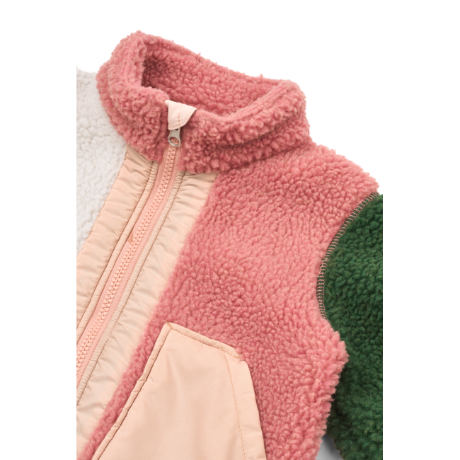 Jacheta pentru copii Noam Pile -  Dusty Rose Multi mix Liewood