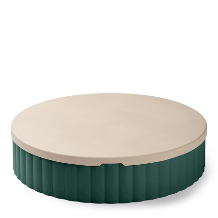 Cutie pentru nisip cu capac Saul - Garden Green/Sandy - Liewood