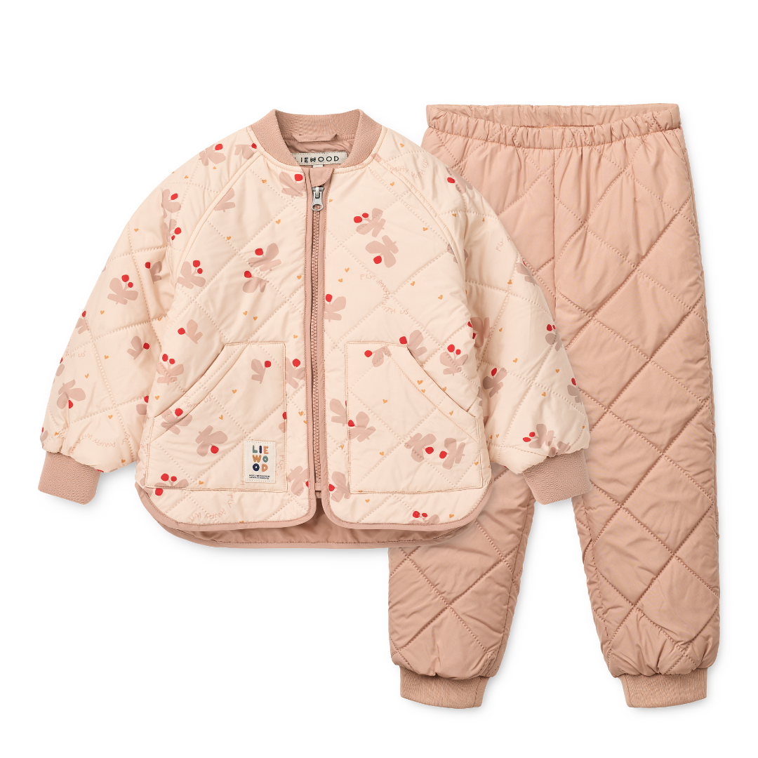 Set termo pentru copii Zella - Butterfly/Apple Blossom - Liewood