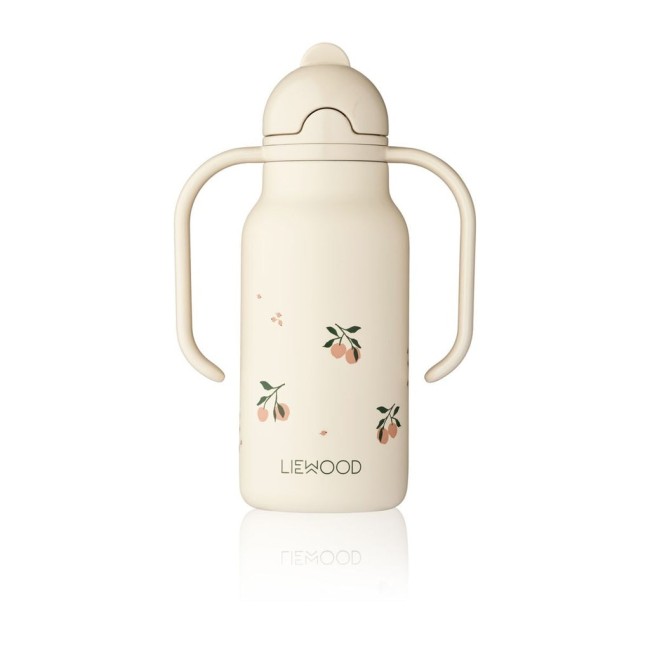 Sticla pentru apa cu pai - Kimmie Peach/Sea Shell - Liewood Sticla pentru apa cu pai - Kimmie Peach/Sea Shell - Liewood