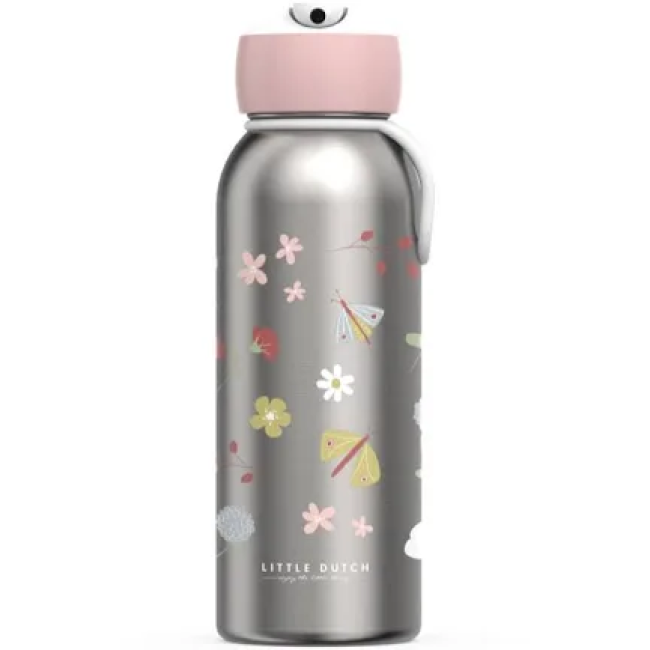 Sticla termos din otel inoxidabil 350 ml - Flowers&Butterflies - Little Dutch Sticla termos din otel inoxidabil 350 ml - Flowers&Butterflies - Little Dutch