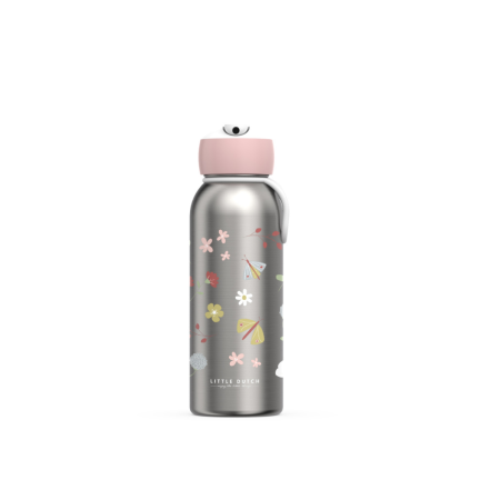 Sticla termos din otel inoxidabil 350 ml - Flowers&Butterflies - Little Dutch