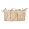 Organizator din bumbac organic pentru patut - Pure Soft Beige - Little Dutch