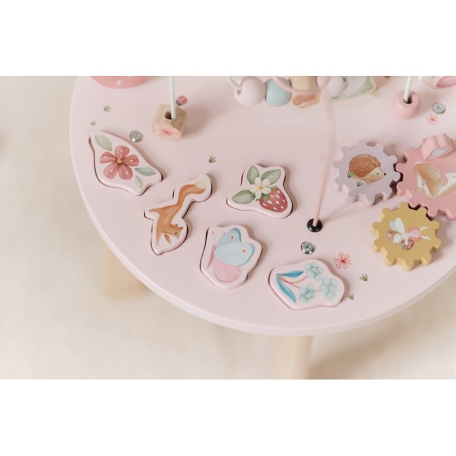 Masuta din lemn FSC cu activitati - Fairy Garden - Little Dutch Masuta din lemn FSC cu activitati - Fairy Garden - Little Dutch