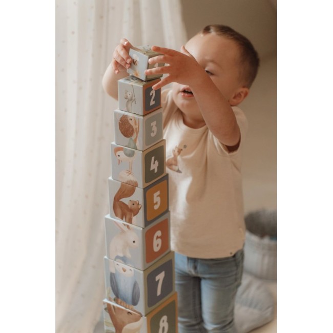 Cutii pentru stivuire din carton FSC - Forest Friends - Little Dutch Cutii pentru stivuire din carton FSC - Forest Friends - Little Dutch