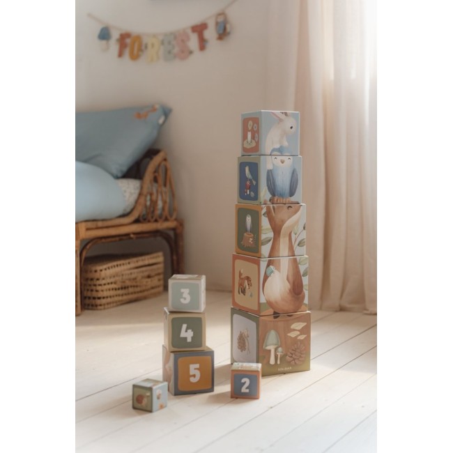 Cutii pentru stivuire din carton FSC - Forest Friends - Little Dutch Cutii pentru stivuire din carton FSC - Forest Friends - Little Dutch
