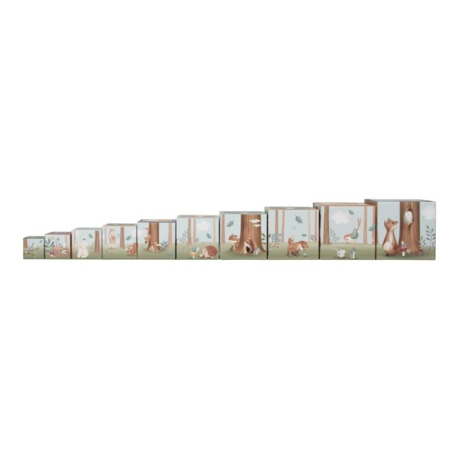 Cutii pentru stivuire din carton FSC - Forest Friends - Little Dutch Cutii pentru stivuire din carton FSC - Forest Friends - Little Dutch