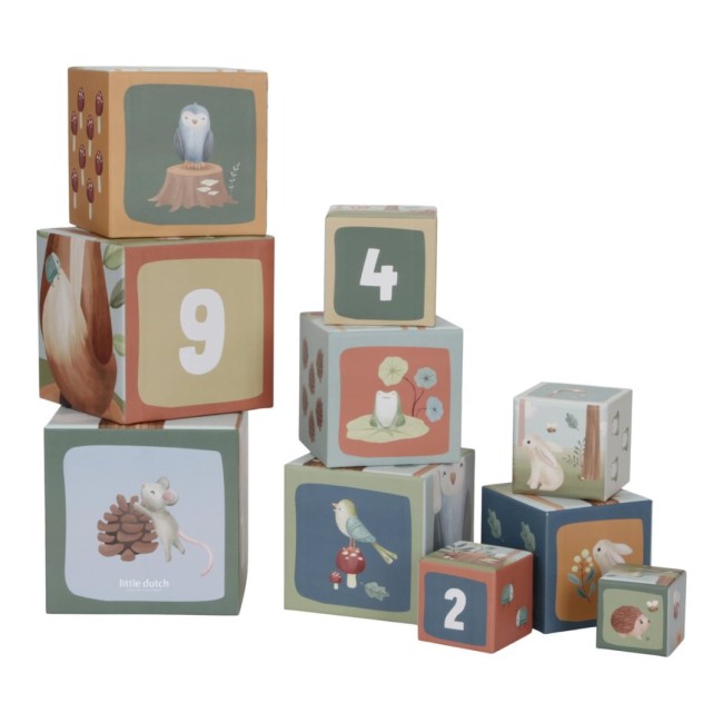 Cutii pentru stivuire din carton FSC - Forest Friends - Little Dutch Cutii pentru stivuire din carton FSC - Forest Friends - Little Dutch