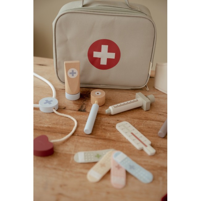 Trusa medicala pentru copii - Green - Little Dutch