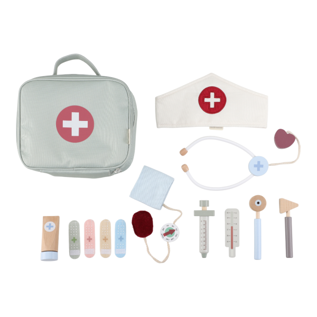Trusa medicala pentru copii - Green - Little Dutch