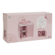 Masa de schimbat scutece cu accesorii pentru papusi - Roz - Little Dutch