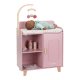 Masa de schimbat scutece cu accesorii pentru papusi - Roz - Little Dutch
