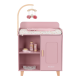 Masa de schimbat scutece cu accesorii pentru papusi - Roz - Little Dutch