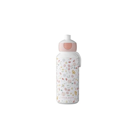 Sticla pentru apa cu pop-up 400 ml - Flowers&Butterflies - Little Dutch