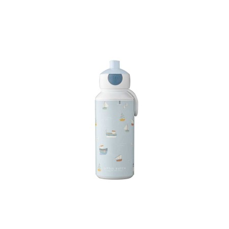 Sticla pentru apa cu pop-up 400 ml - Sailors Bay - Little Dutch
