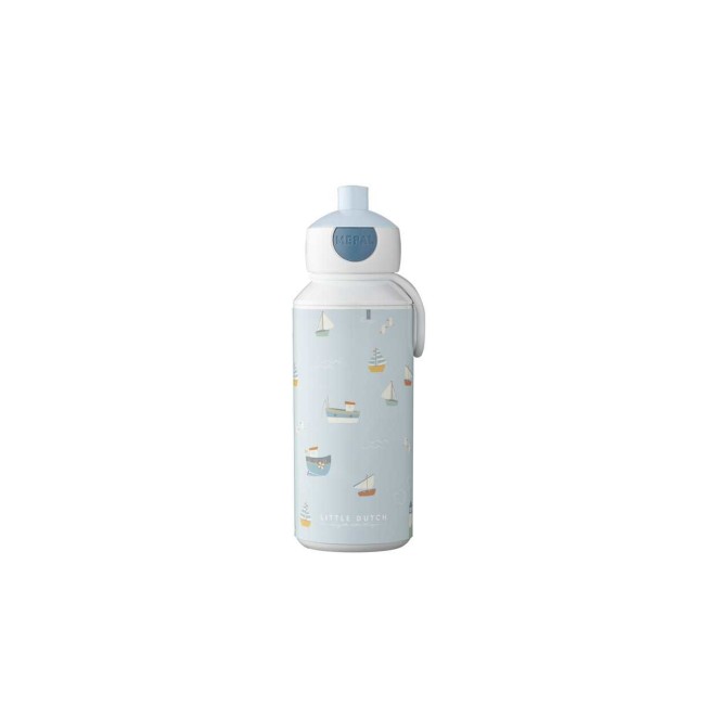 Sticla pentru apa cu pop-up 400 ml - Sailors Bay - Little Dutch Sticla pentru apa cu pop-up 400 ml - Sailors Bay - Little Dutch