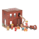 Statie de pompieri cu figurine din lemn FSC - Little Dutch