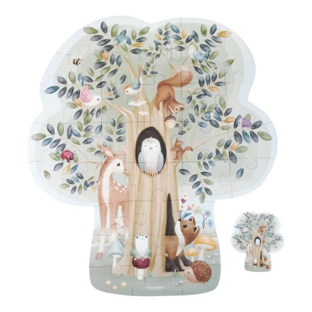 Puzzle de podea XL - Forest Friends - Little Dutch Puzzle de podea XL - Forest Friends - Little Dutch