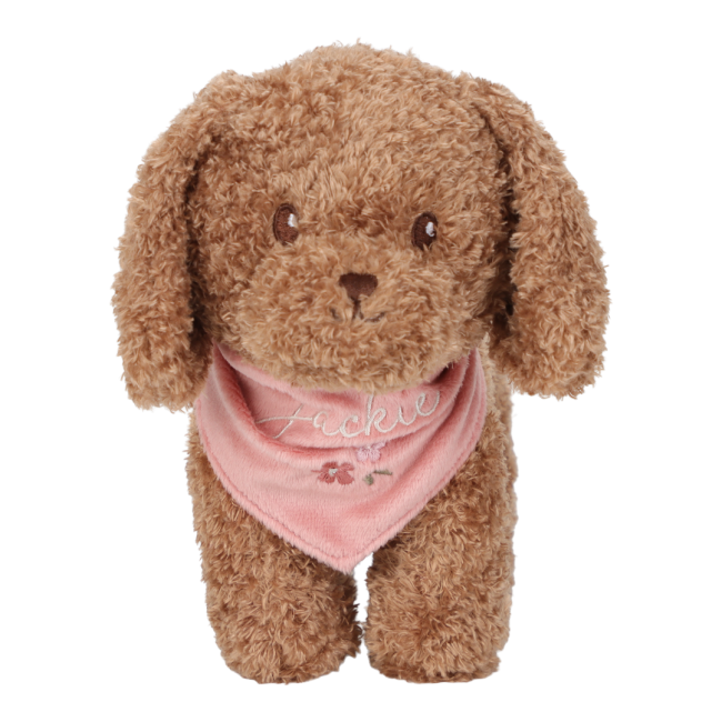 Jucarie de plus certificata GRS - Catelul Jackie cu gentuta - Little Dutch