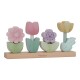 Jucarie din lemn FSC pentru stivuire - Pink - Fairy Garden - Little Dutch Jucarie din lemn FSC pentru stivuire - Pink - Fairy Garden - Little Dutch