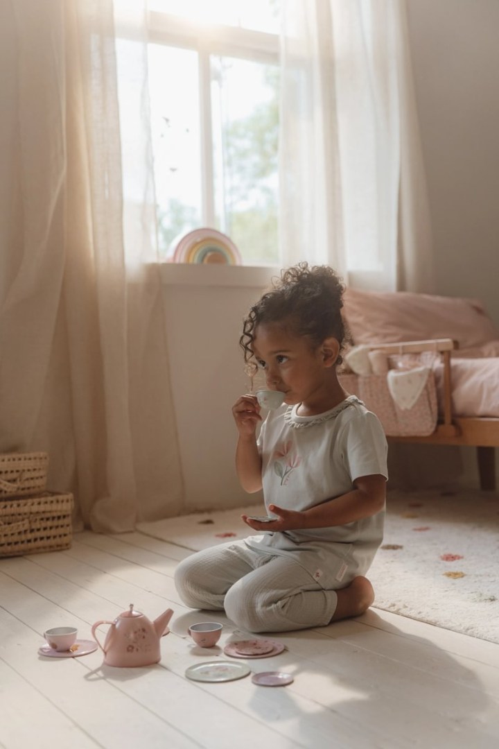 Set pentru ceai metalic 13 piese - Fairy Garden - Little Dutch