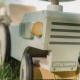 Tractor Ride-On din lemn FSC - Little Farm - Green - Little Dutch