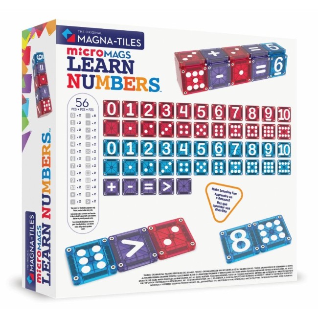 Set magnetic educativ Magna-Tiles Learn Numbers - Cifre si matematica prin joaca