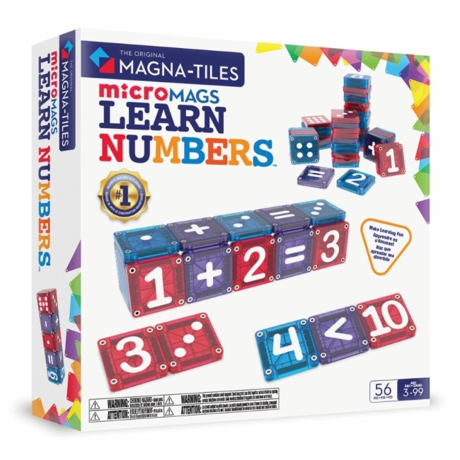 Set magnetic educativ Magna-Tiles Learn Numbers - Cifre si matematica prin joaca