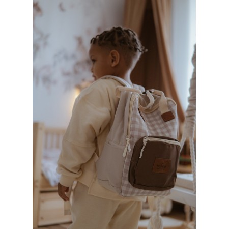 Ghiozdan pentru scolari rezistent la apa - Soft Squares- Mrs Ertha