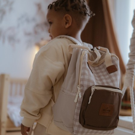 Ghiozdan pentru scolari rezistent la apa - Soft Squares- Mrs Ertha