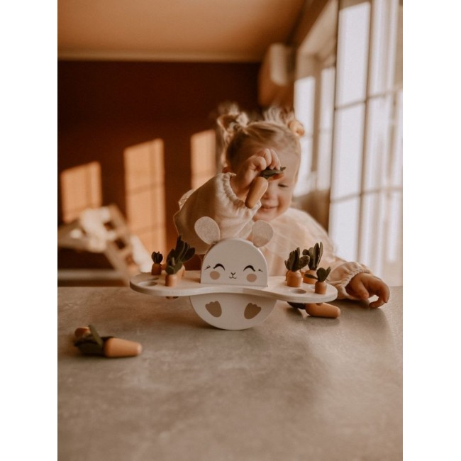 Puzzle din lemn - Bunny Balance - Mrs Ertha