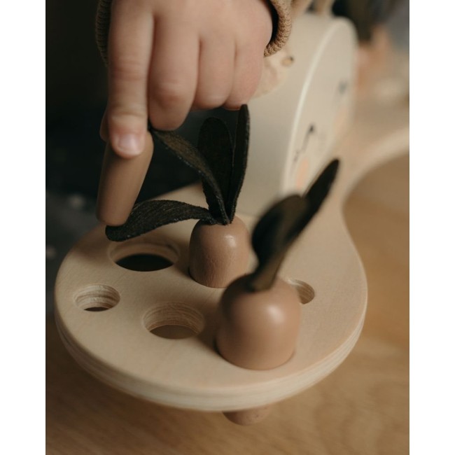 Puzzle din lemn - Bunny Balance - Mrs Ertha