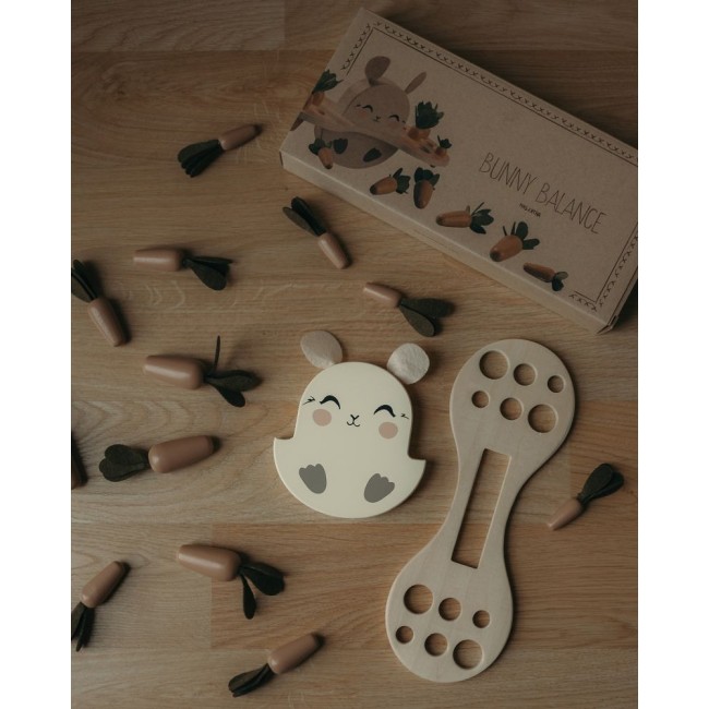 Puzzle din lemn - Bunny Balance - Mrs Ertha