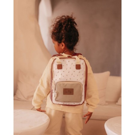 Ghiozdan pentru scolari rezistent la apa - Flower Buds - Mrs Ertha