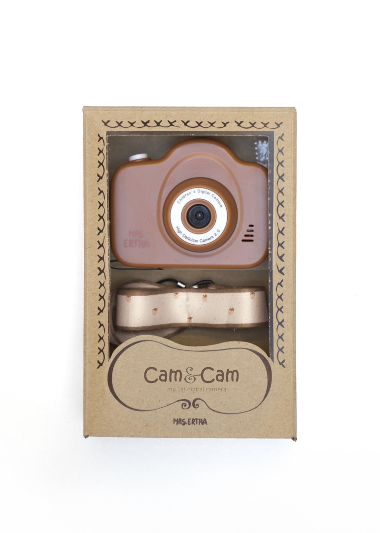 Cam Cam - Prima mea camera digitala (versiunea upgrade - camera dubla) - Rusted Strawberries Mood - Mrs Ertha