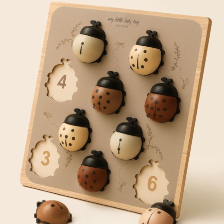 Puzzle din lemn cu gargarite- My Ladies - Mrs Ertha