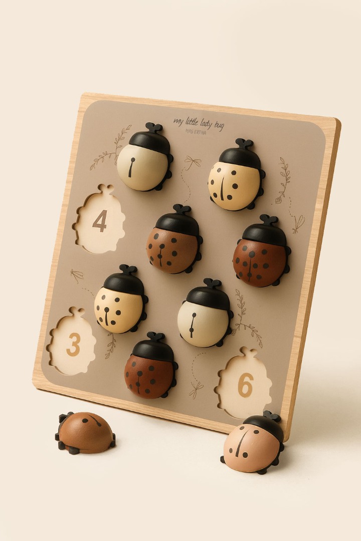 Puzzle din lemn cu gargarite- My Ladies - Mrs Ertha