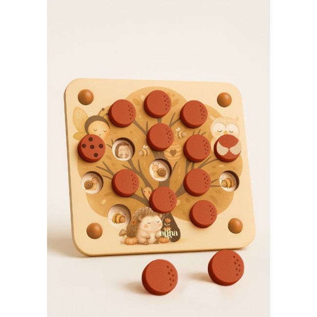 Joc de memorie din lemn - Pop & Peek - Mrs Ertha