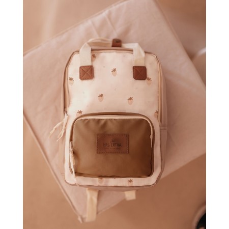 Ghiozdan pentru scolari rezistent la apa - Strawberries - Mrs Ertha