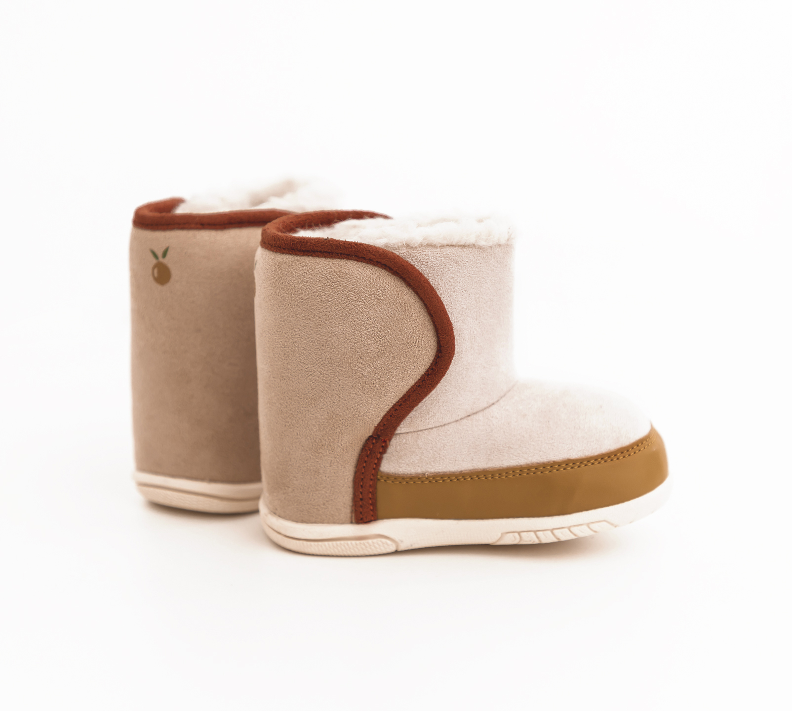 Cizme de iarna cu captuseala de lana - Honey Mustard - Mrs Ertha