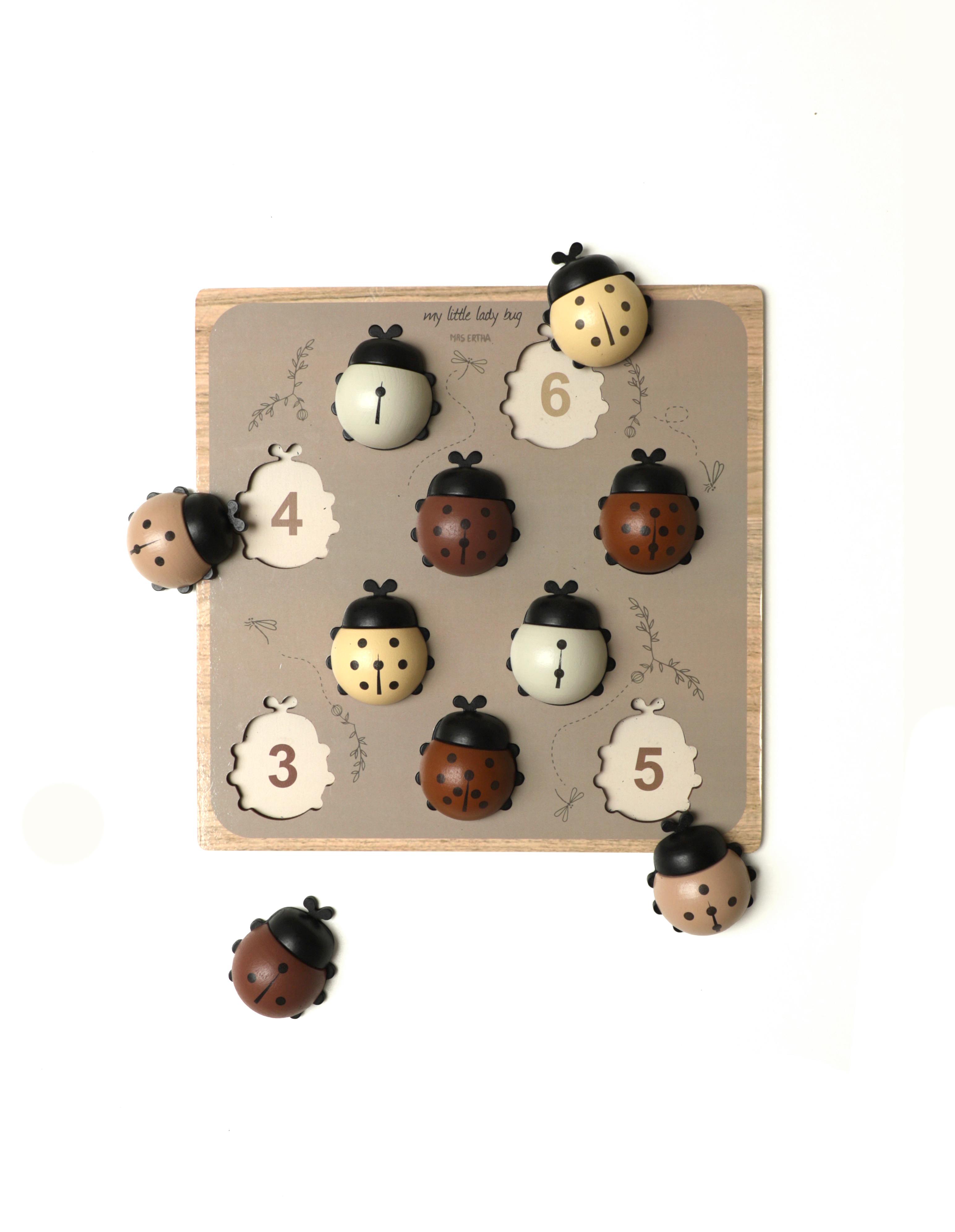 Puzzle din lemn cu gargarite- My Ladies - Mrs Ertha