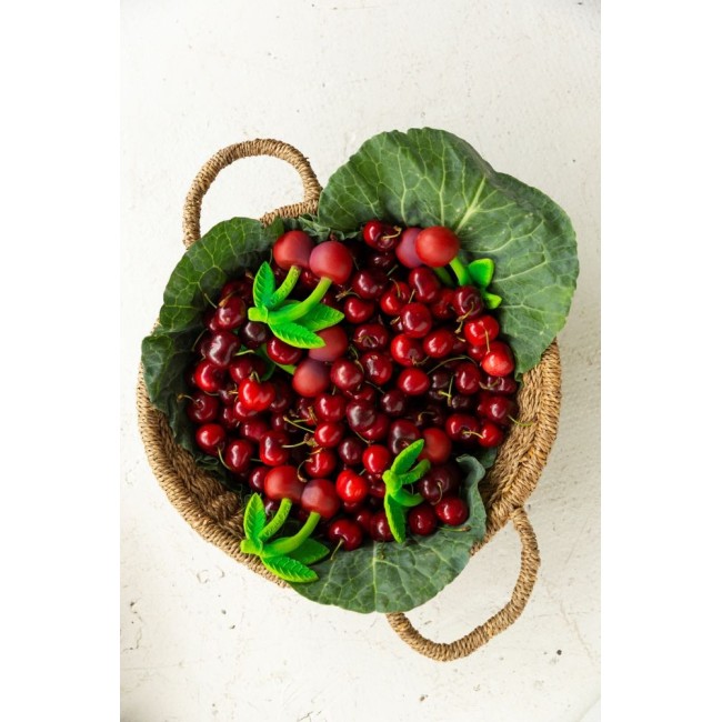 Jucarie de dentitie din cauciuc natural - Mery the Cherry - Oli&Carol