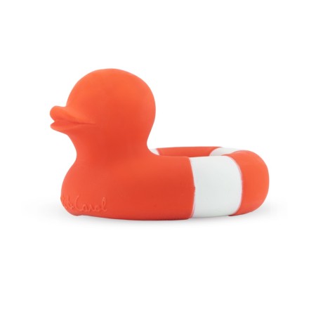 Jucarie de baie din cauciuc natural - Flo the Floatie Red - Oli&Carol Jucarie de baie din cauciuc natural - Flo the Floatie Red - Oli&Carol