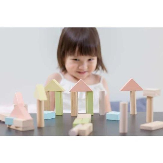 Set din lemn pentru construit - Plan Toys