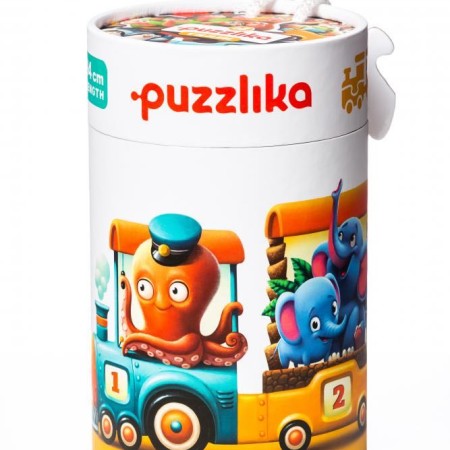 Puzzle pentru copii - Trenuletul vesel - Puzzlika Puzzle pentru copii - Trenuletul vesel - Puzzlika
