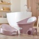 Suport de baie ergonomic pentru nou nascuti 0 - 6 luni - Blosssom - Shnuggle