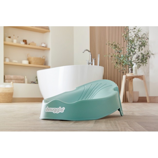 Suport de baie ergonomic pentru nou nascuti 0 - 6 luni - Eucalyptus - Shnuggle Suport de baie ergonomic pentru nou nascuti 0 - 6 luni - Eucalyptus - Shnuggle